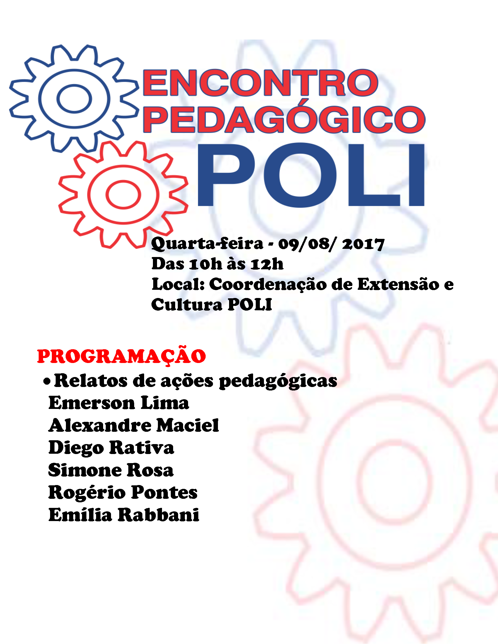 ENCONTRO PEDAGÓGICO 2017.2